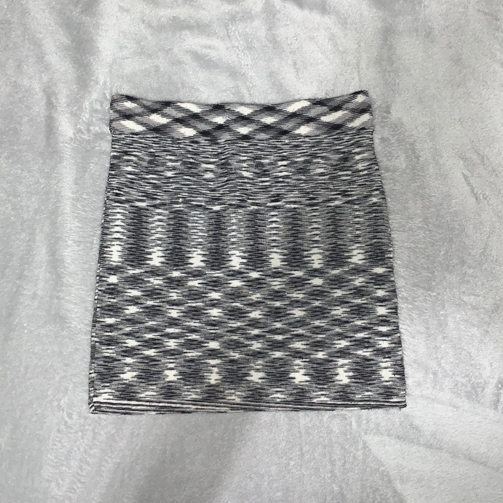 Black and white skirt